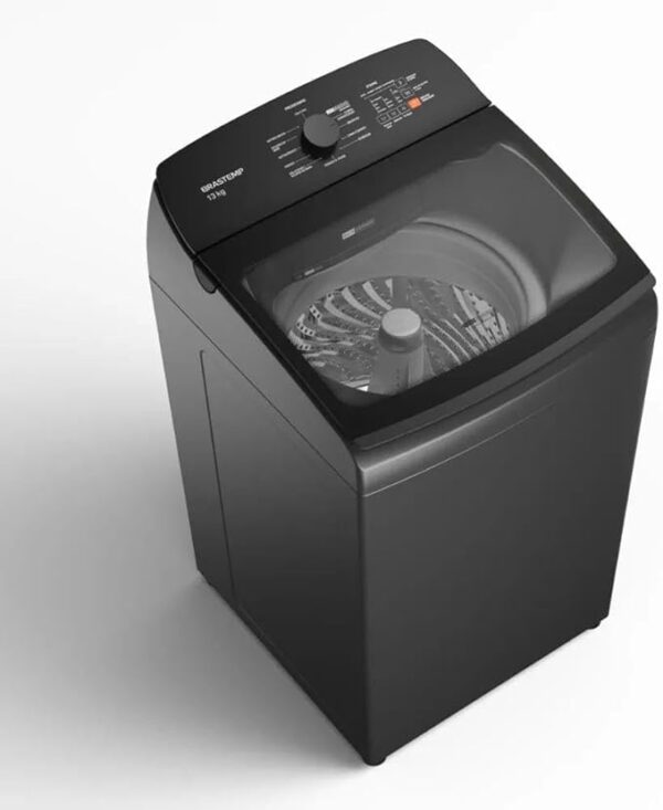 Máquina de Lavar Brastemp 13Kg Cinza Platinum com Ciclo Tira Manchas Advanced e Ciclo Antibolinha - BWK13A9 110v