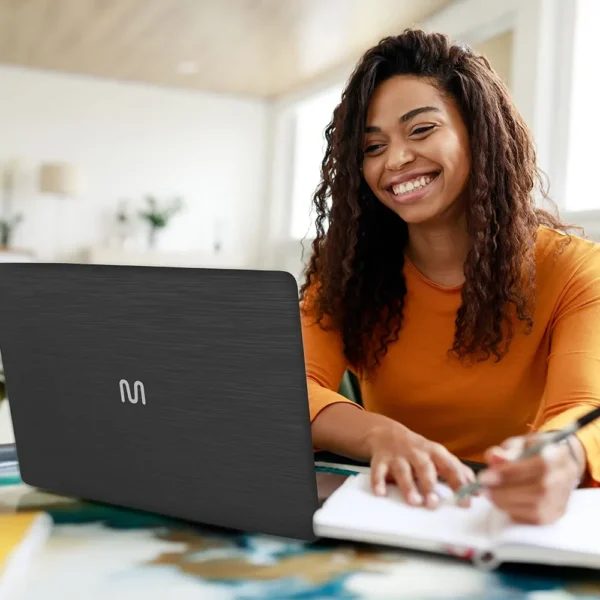 Notebook Ultra, Linux, 15,6 Pol. HD, Intel Celeron, 240GB SSD/ 8GB RAM, Cinza Escovado - UB262 - Image 3