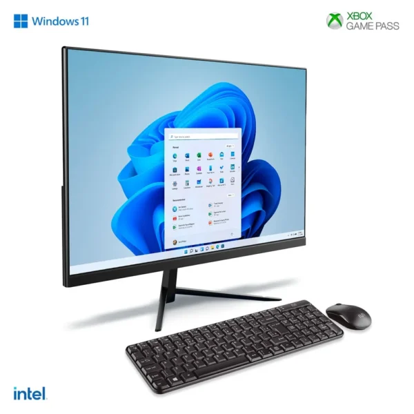 All in One, Windows 11 Home, 23,8 Pol. Full HD, Intel Core i3 4GB 128GB SSD, Preto Ultra - UB840OUT [Reembalado] - Image 2