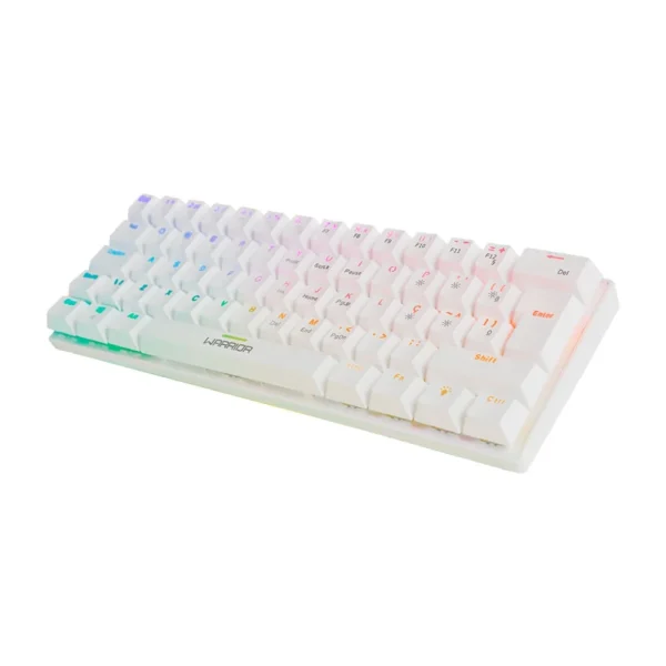 Teclado Gamer Mecânico Royal Precision, Blue Switch, ABNT2, RGB Branco Warrior - TC311 - Image 2